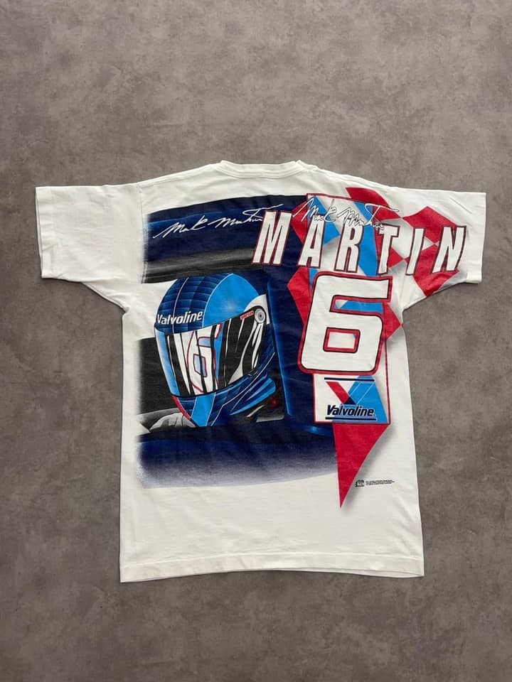 Chase Authentics Vintage Nascar T Shirt Full Print 90s Single Stitch Made In USA - view 3 - Fabricsonder