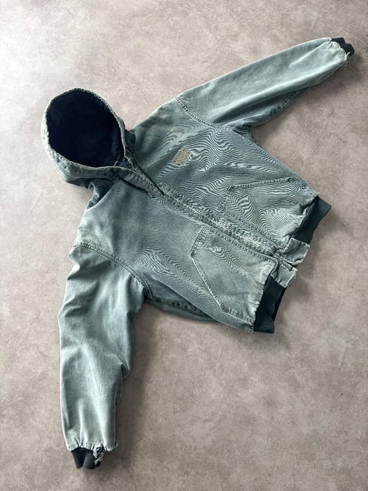Workwear Jacket Workwear Active Jacket Vintage Sunfaded Hunter Green - view 2 - Fabricsonder