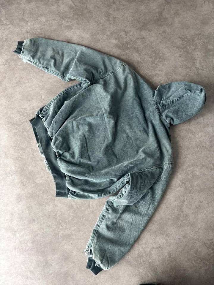 Workwear Jacket Workwear Active Jacket Vintage Sunfaded Hunter Green - view 3 - Fabricsonder
