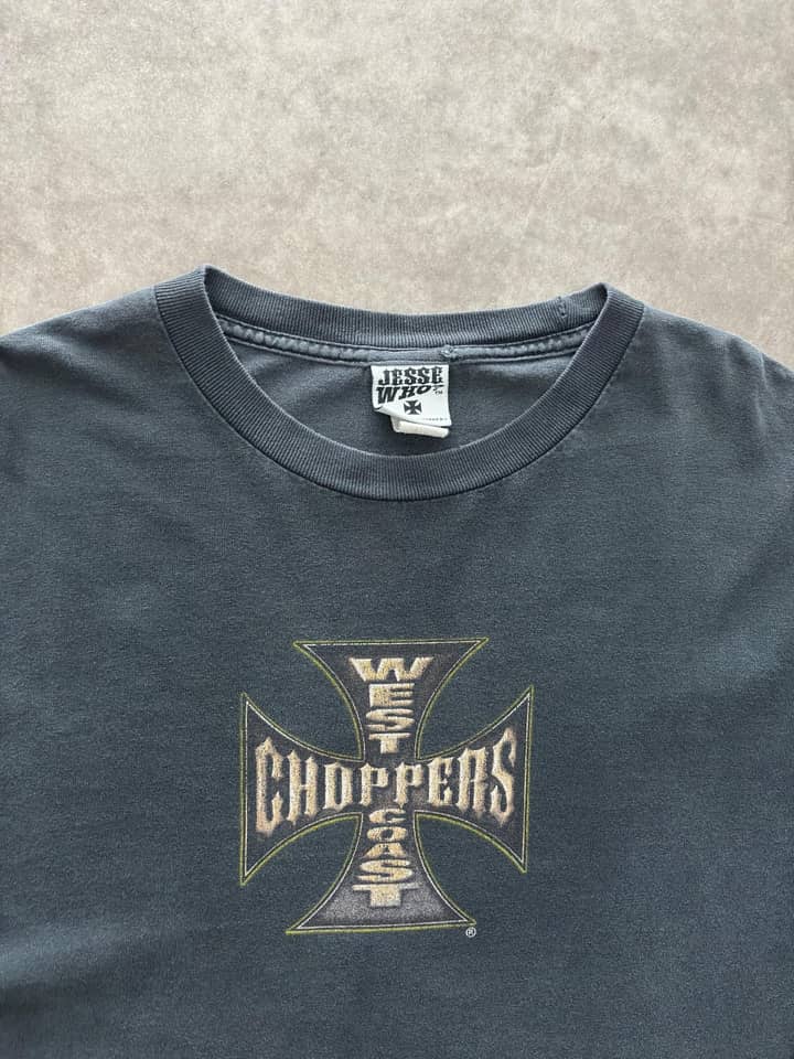 Choppers Vintage West Coast Choppers Longsleeve Sunfaded - view 4 - Fabricsonder