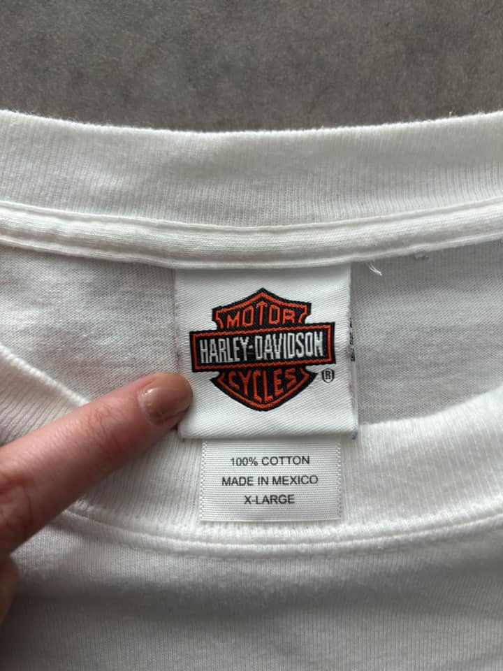 Harley Davidson Vintage Harley Davidson Longsleeve Flames - view 5 - Fabricsonder
