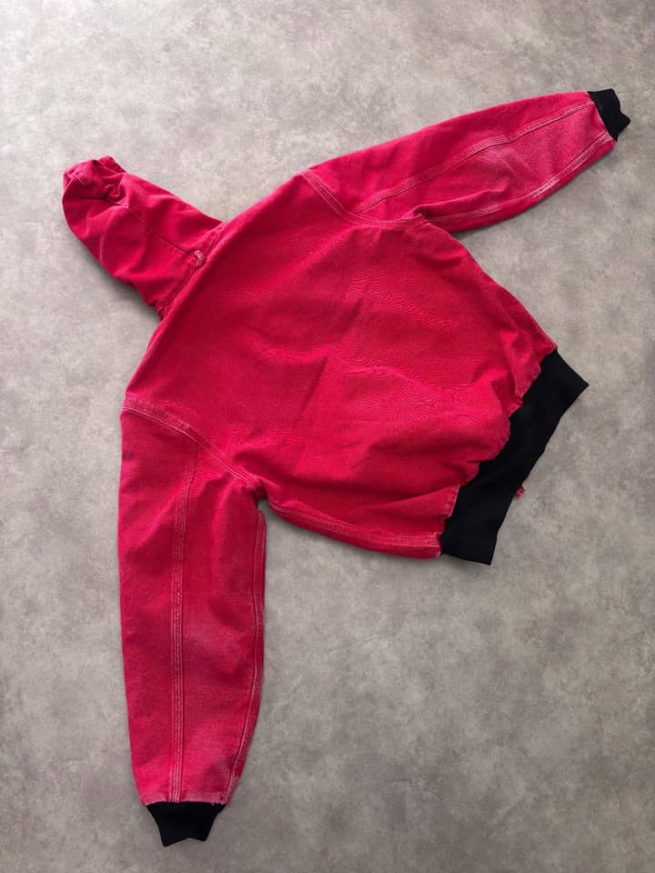 Carhartt Carhartt Active Jacket Vintage Sunfaded Red 90s Made In Usa - view 4 - Fabricsonder