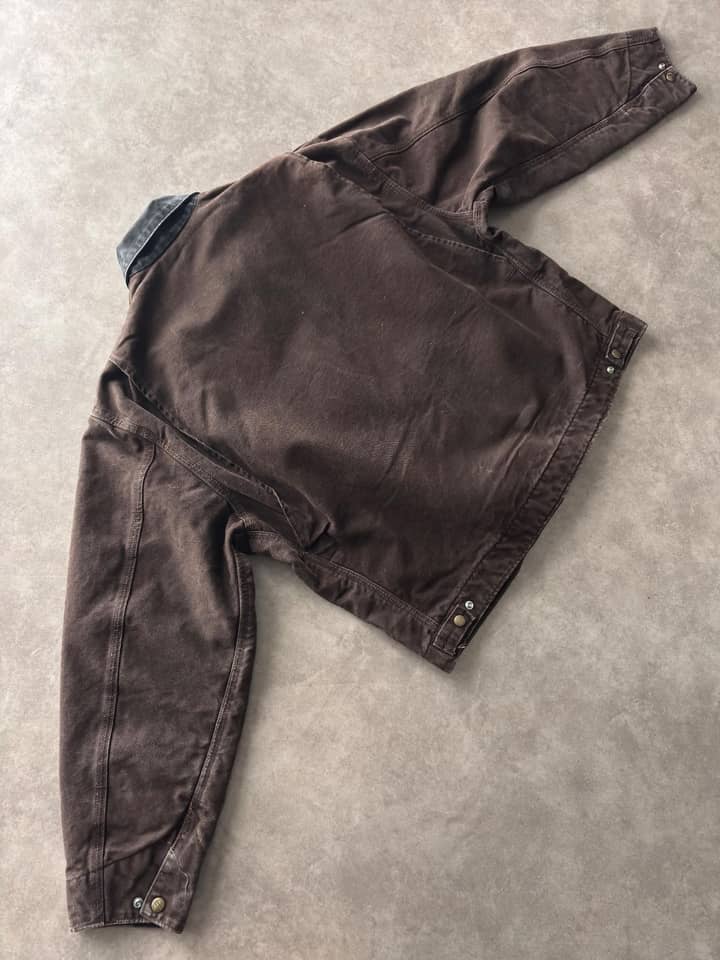 Carhartt Vintage Carhartt Detroit Jacket J97 Brown Sunfaded - view 2 - Fabricsonder