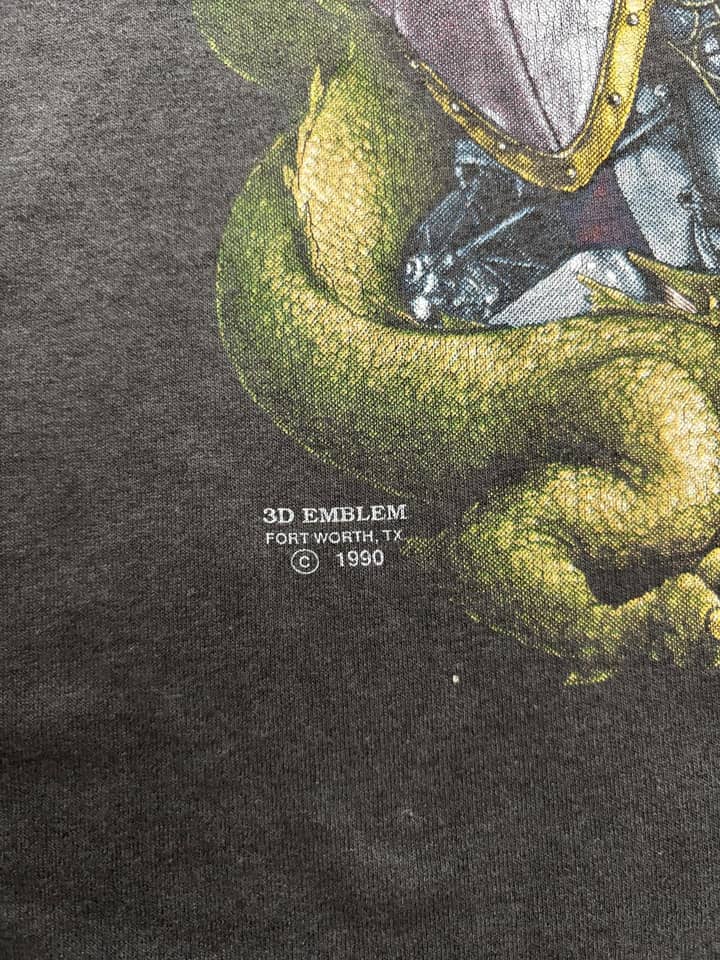 Harley Davidson Vintage Harley Davidson 3D Emblem T Shirt Single Stitch Sunfaded - view 6 - Fabricsonder