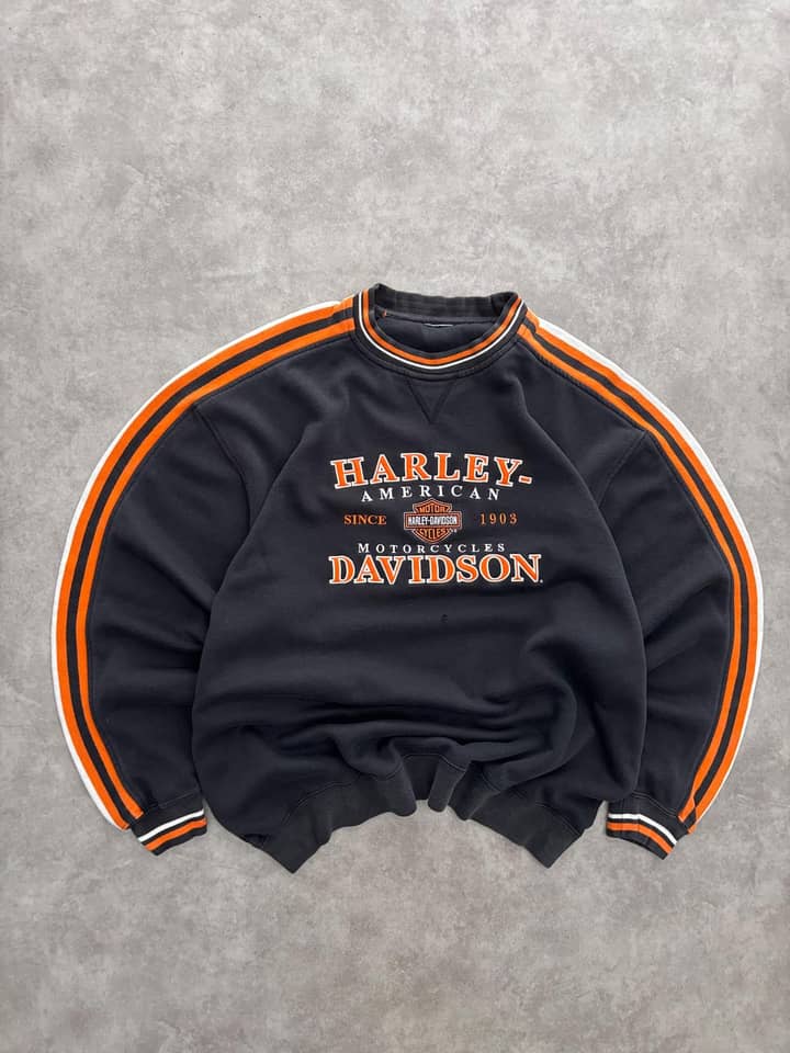 Harley Davidson Vintage Harley Davidson Crewneck - Good - XL (no tag) - Fabricsonder