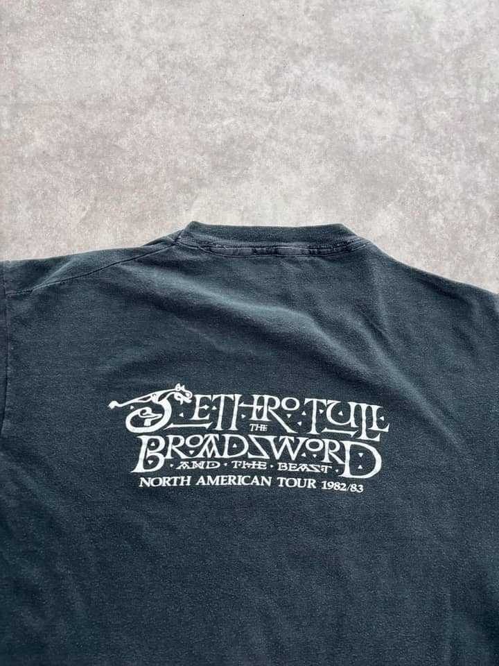 Jethro Tull Merch Vintage Rare Merch T Shirt Single Stitch 1982 - view 4 - Fabricsonder