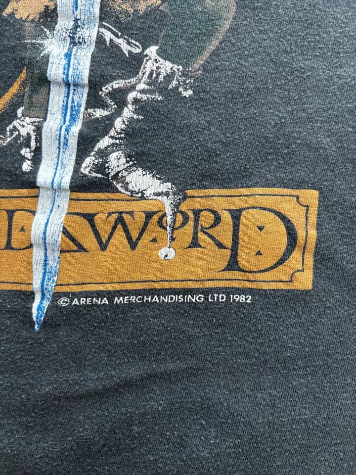 Jethro Tull Merch Vintage Rare Merch T Shirt Single Stitch 1982 - view 5 - Fabricsonder