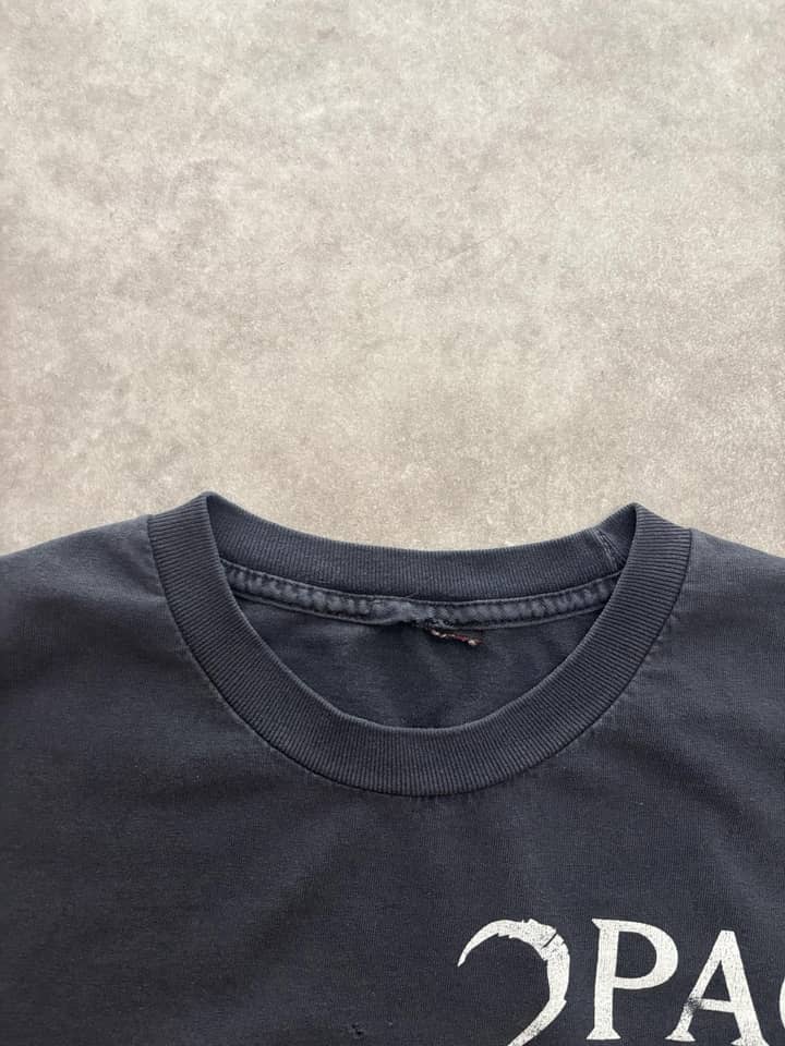 Tupac Vintage Original Tupac Sunfaded And Distressed T Shirt - view 2 - Fabricsonder