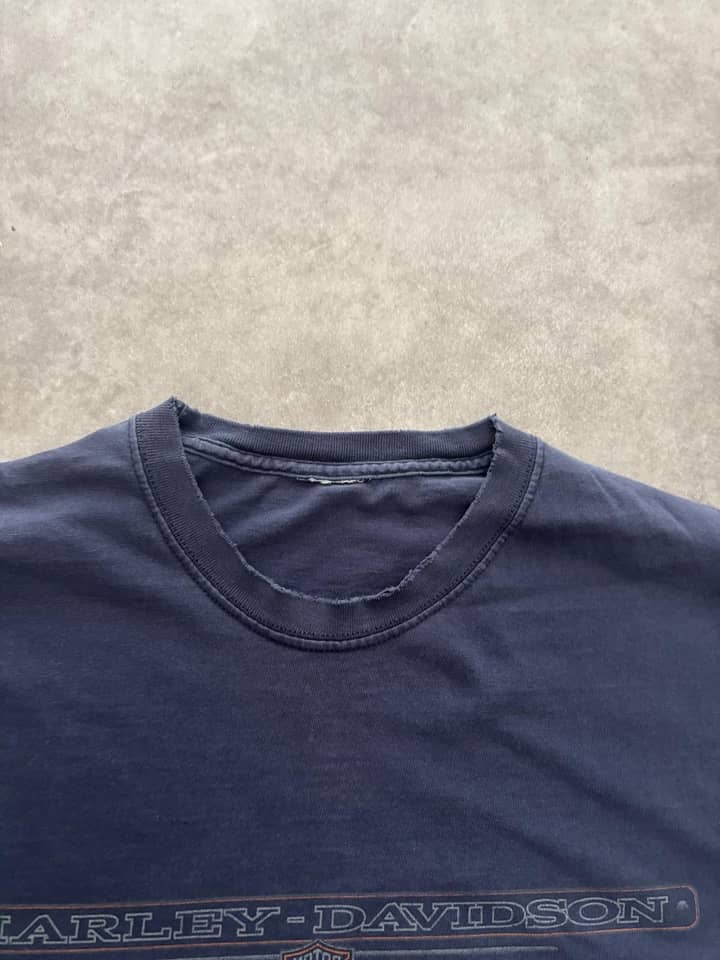 Harley Davidson Vintage Harley Davidson Longsleeve Sunfaded Distressed - view 3 - Fabricsonder
