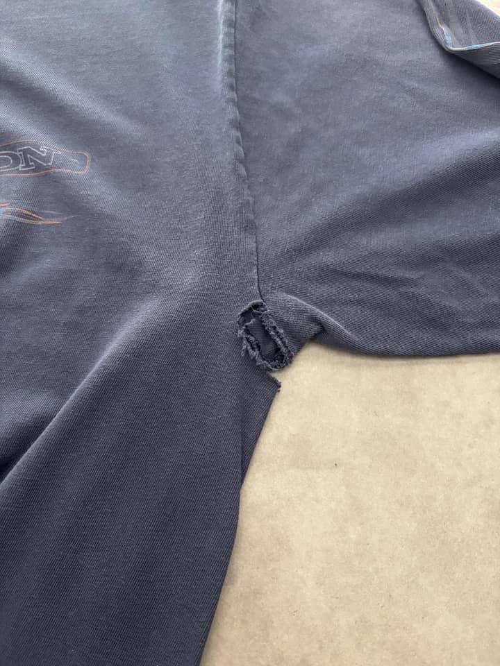 Harley Davidson Vintage Harley Davidson Longsleeve Sunfaded Distressed - view 7 - Fabricsonder