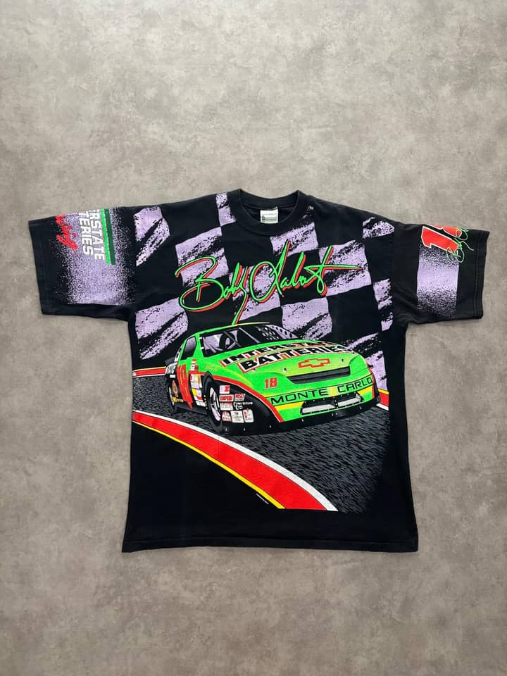 Nascar Vintage Nascar T Shirt 1995 Made In USA - Excellent - XL - Fabricsonder