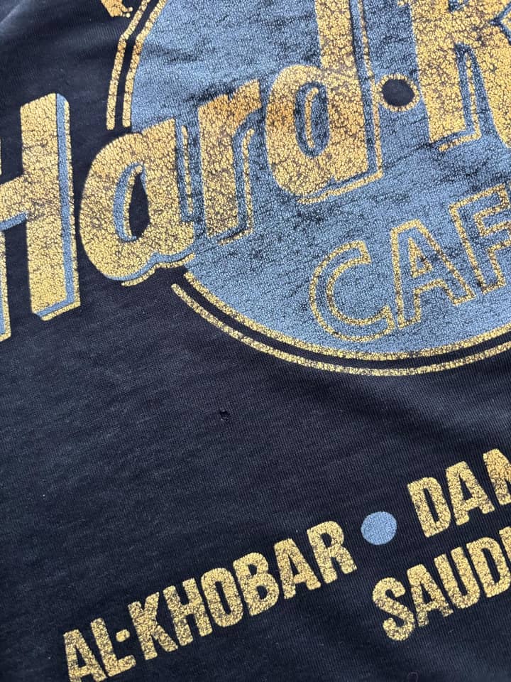 Hard Rock Vintage Hard Rock T Shirt Sunfaded Single Stitch - view 5 - Fabricsonder