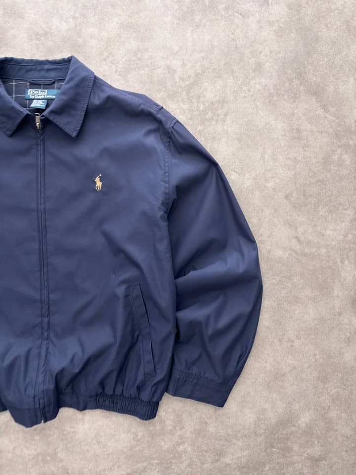 Ralph Lauren Vintage Ralph Lauren Harrington Jacket Navy Blue - view 2 - Fabricsonder