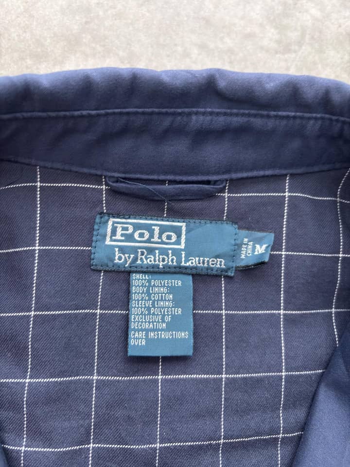 Ralph Lauren Vintage Ralph Lauren Harrington Jacket Navy Blue - view 4 - Fabricsonder