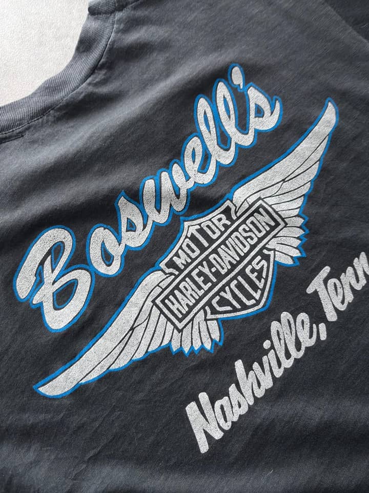 Harley Davidson Vintage Harley Davidson 3d Emblem Bat Skull T Shirt Single Stitch - view 7 - Fabricsonder