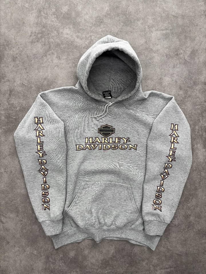 Harley Davidson Vintage Harley Davidson Hoodie 1998 - Very Good - L - Fabricsonder