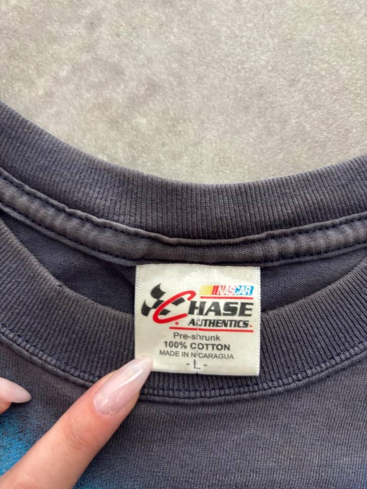 Chase Authentics Vintage Nascar T Shirt Full Print Sunfaded - view 3 - Fabricsonder