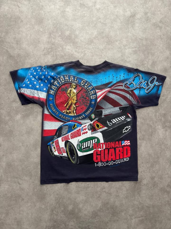 Chase Authentics Vintage Nascar T Shirt Full Print Sunfaded - view 2 - Fabricsonder