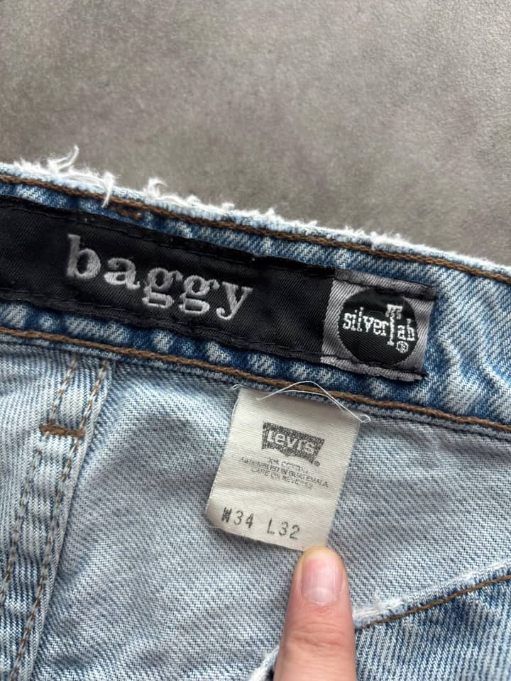 Levi’s Vintage Silver Tab Baggy Jeans - view 3 - Fabricsonder