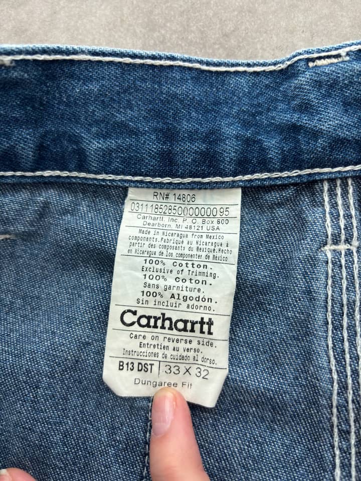 Carhartt Vintage Single Knee Carpenter Denim - view 4 - Fabricsonder