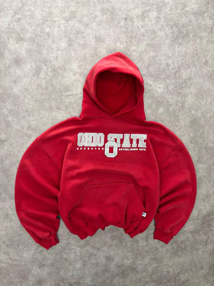 Russell Athletic Vintage Hoodie Ohio State Boxy fit - Fair - L (no tag) - Fabricsonder
