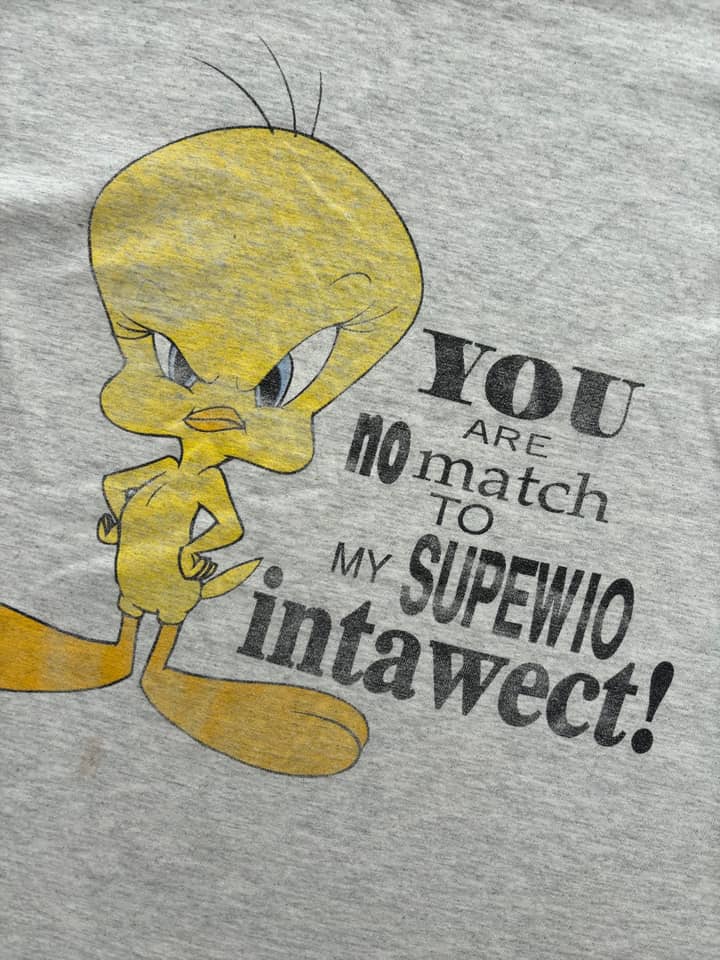 Warner Bros T Shirt Vintage Tweety Bird Single Stitch - view 3 - Fabricsonder
