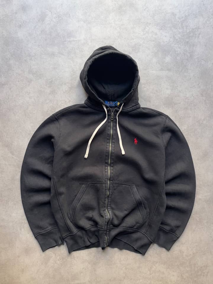 Ralph Lauren Zip Up Hoodie - Excellent - M - Fabricsonder