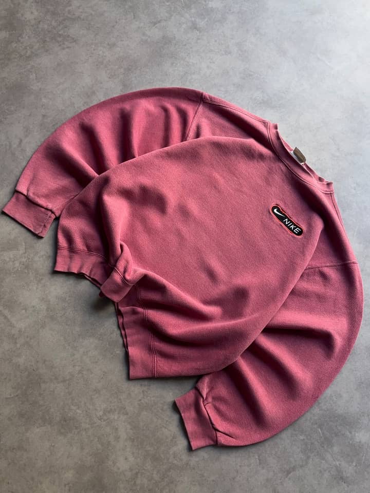 Nike Vintage Crewneck Silver Tag Sunfaded Made In USA - view 3 - Fabricsonder