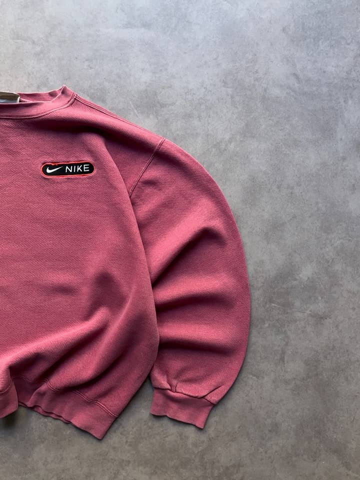 Nike Vintage Crewneck Silver Tag Sunfaded Made In USA - view 2 - Fabricsonder