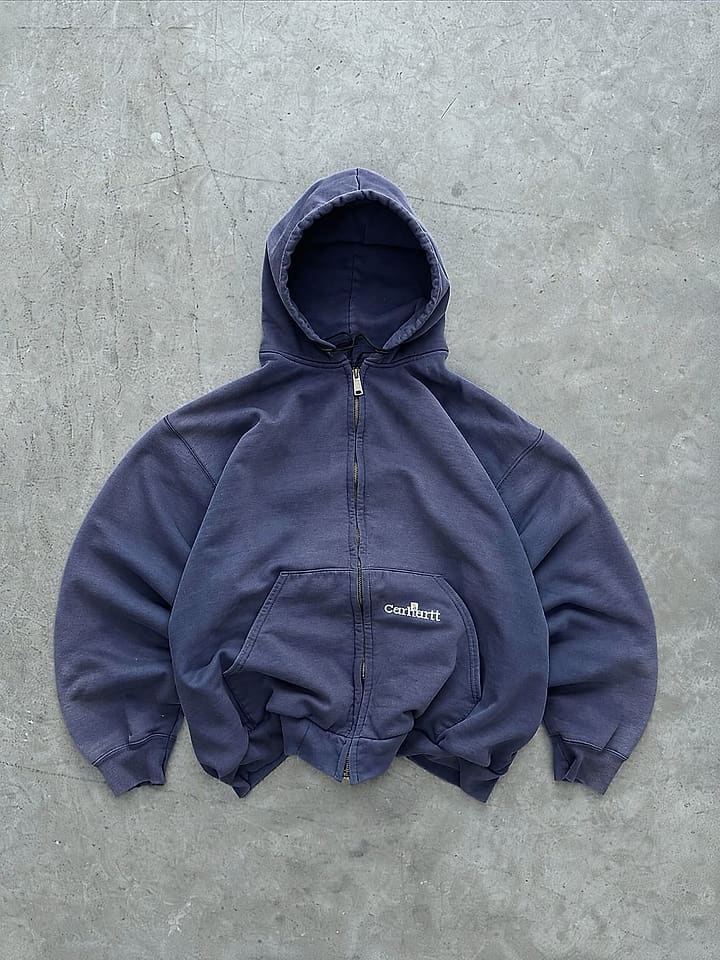 Carhartt Vintage Heavyweight Zip Up Hoodie - XXL (no tag) - Fabricsonder