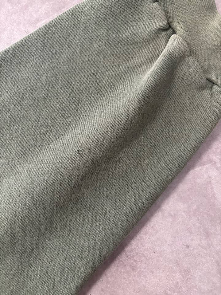 Nike Vintage Centre Swoosh Hoodie Sunfaded Olive Green - view 4 - Fabricsonder