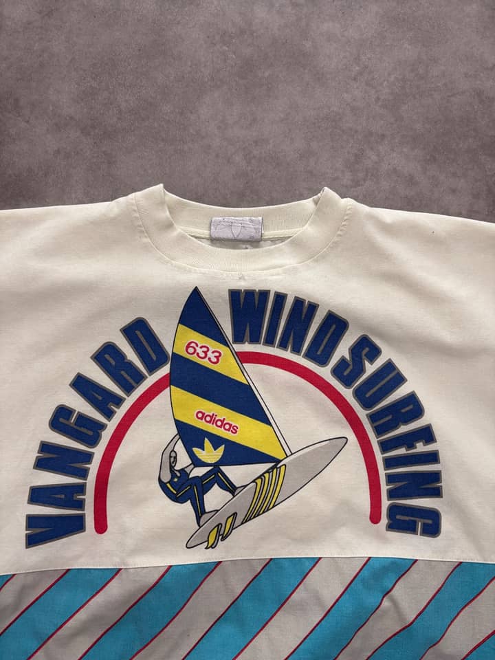 Adidas Vintage Rare 80s Vangard Wind Surfing - view 7 - Fabricsonder