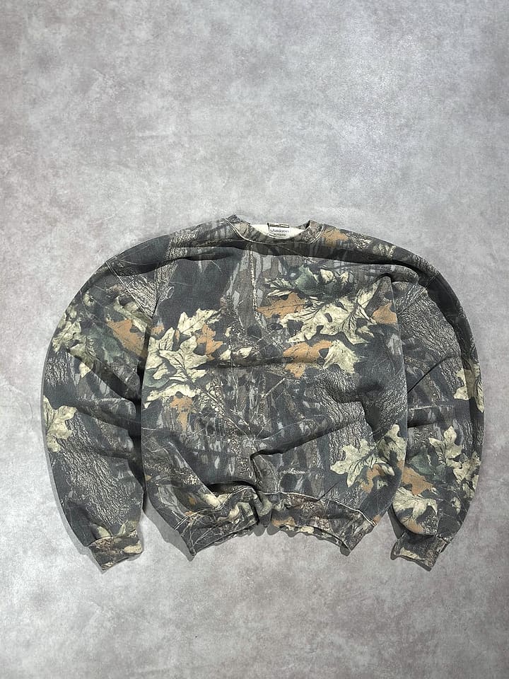 Jerzees Vintage Crewneck Jungle Print - XL - Fabricsonder