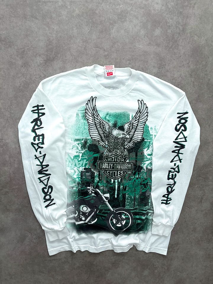 Harley Davidson Vintage Longsleeve - XL - Fabricsonder