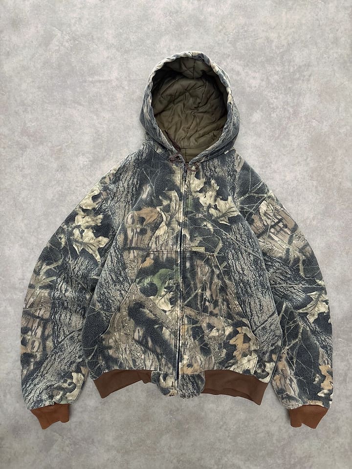 Giacca Mossy Oak Hooded Jacket vintage, taglia M