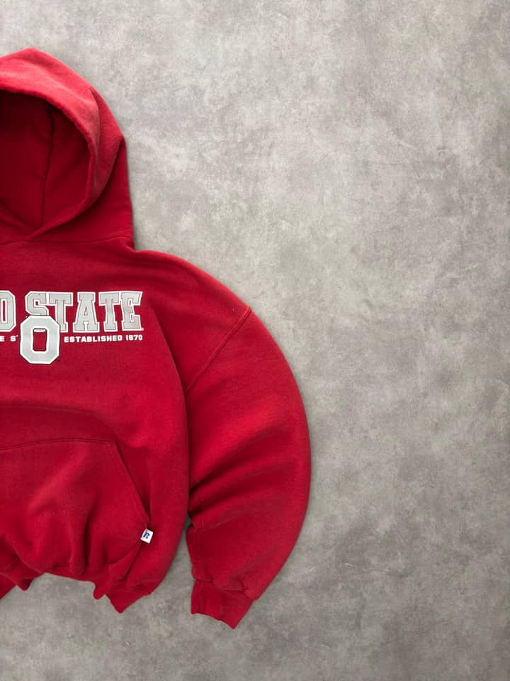 Russell Athletic Vintage Hoodie Ohio State Boxy fit - view 2 - Fabricsonder