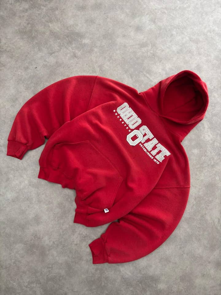 Russell Athletic Vintage Hoodie Ohio State Boxy fit - view 3 - Fabricsonder